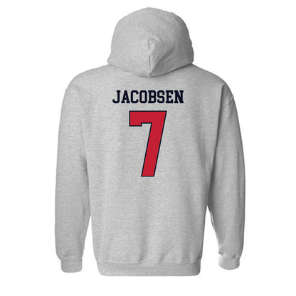 St. Johns - NCAA Baseball : Robert Jacobsen - Classic Shersey Hooded Sweatshirt-1