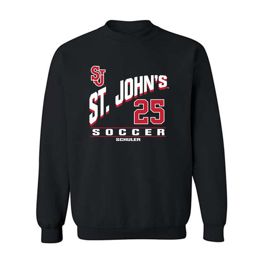 St. Johns - NCAA Women's Soccer : Carly Schuler - Classic Fashion Shersey Crewneck Sweatshirt-0