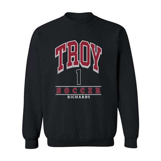Troy - NCAA Women's Soccer : Taylor Richards - Classic Fashion Shersey Crewneck Sweatshirt-0