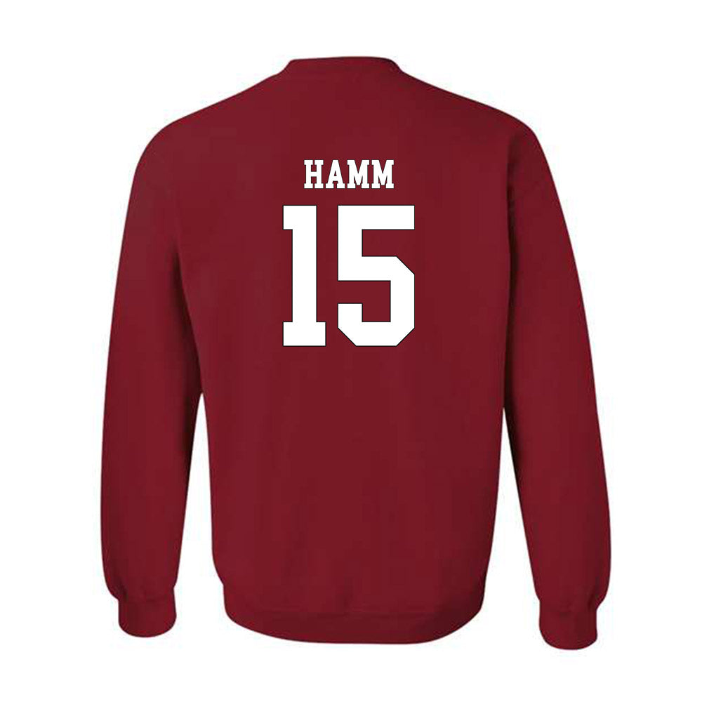 Troy - NCAA Women's Soccer : Megan Hamm - Generic Shersey Crewneck Sweatshirt-1