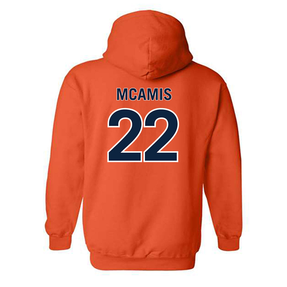 Auburn - NCAA Women's Volleyball : Macy McAmis - Replica Shersey Hooded Sweatshirt-1
