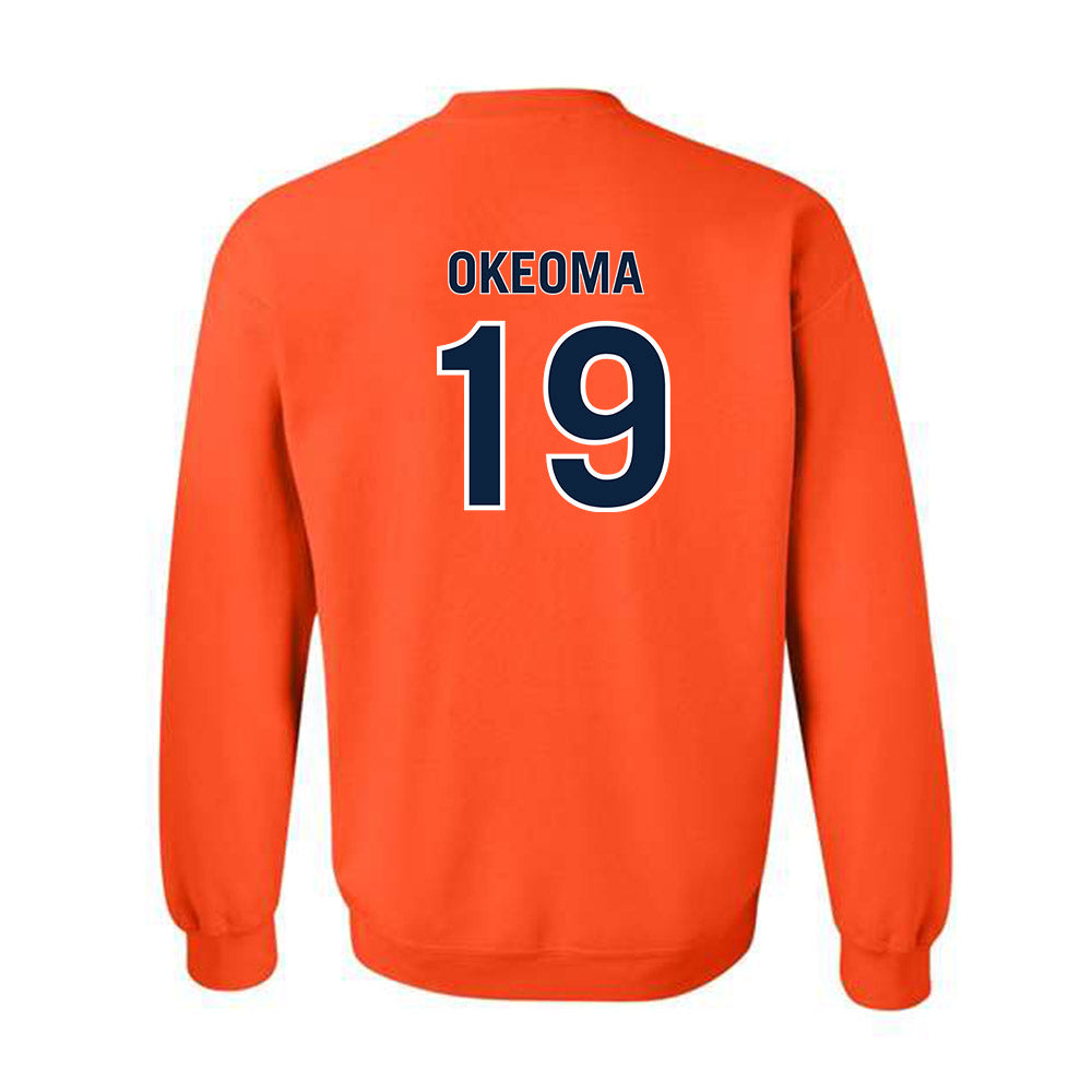 Auburn - NCAA Women's Volleyball : Jasmine Okeoma - Replica Shersey Crewneck Sweatshirt-1