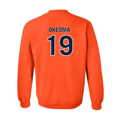 Auburn - NCAA Women's Volleyball : Jasmine Okeoma - Replica Shersey Crewneck Sweatshirt-1