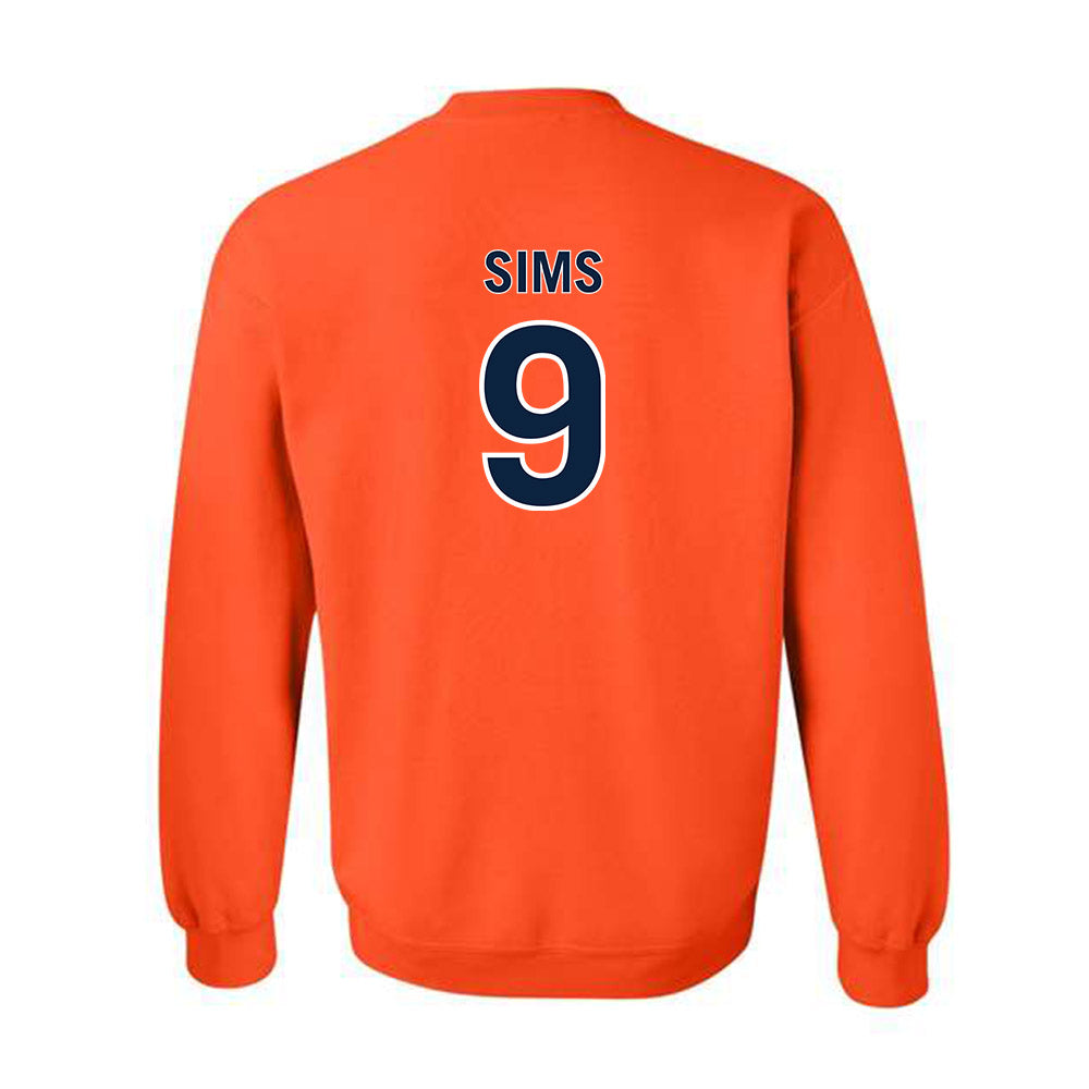 Auburn - NCAA Women's Volleyball : Symone Sims - Replica Shersey Crewneck Sweatshirt-1