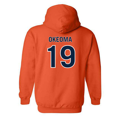 Auburn - NCAA Women's Volleyball : Jasmine Okeoma - Replica Shersey Hooded Sweatshirt-1