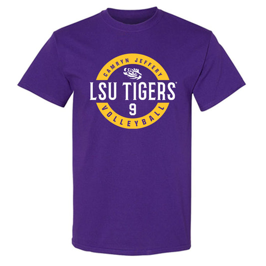 LSU - NCAA Women's Volleyball : Camryn Jeffery - Classic Fashion Shersey T-Shirt-0