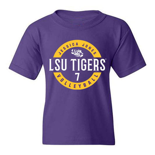 LSU - NCAA Women's Volleyball : Jessica Jones - Classic Fashion Shersey Youth T-Shirt-0