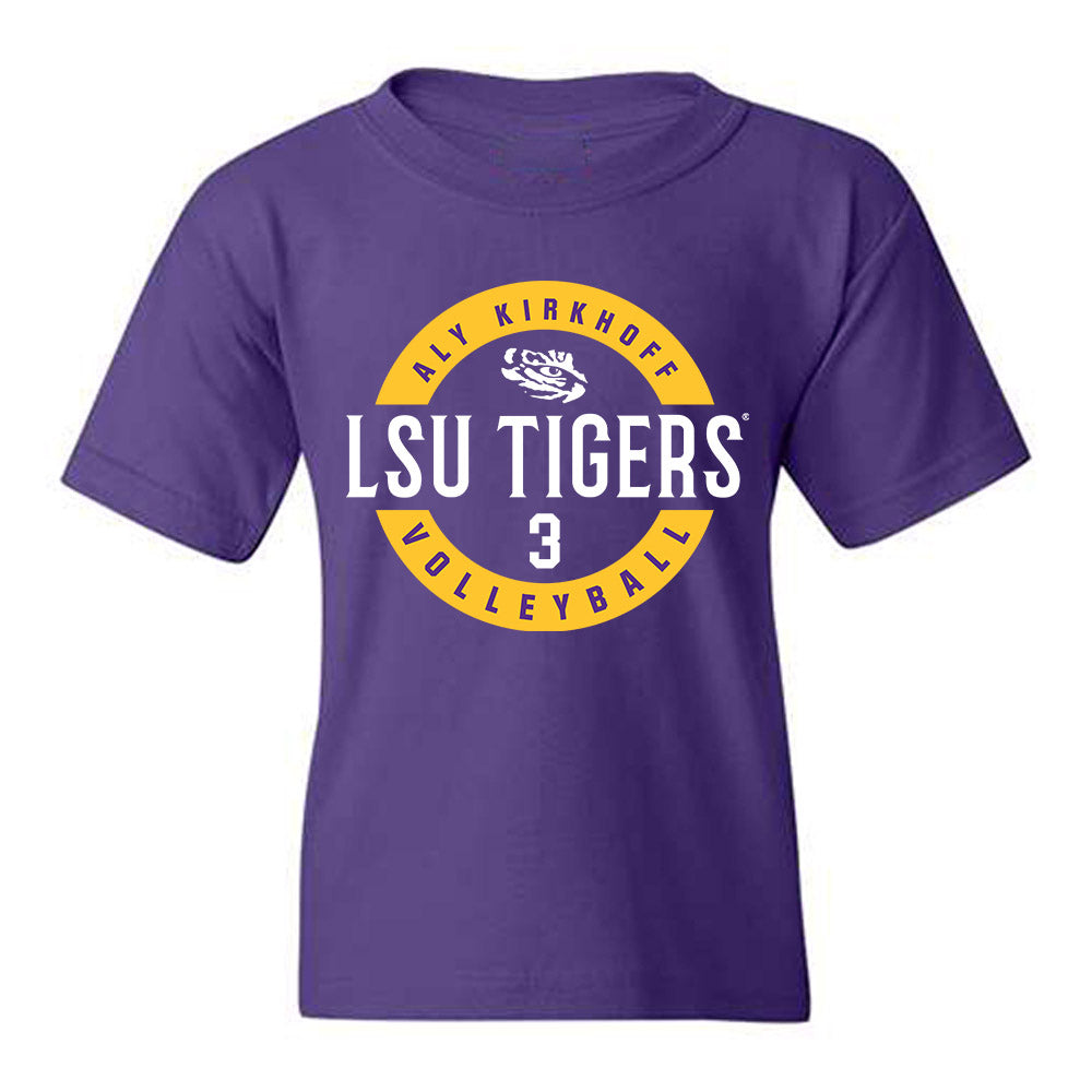 LSU - NCAA Women's Volleyball : Aly Kirkhoff - Classic Fashion Shersey Youth T-Shirt-0
