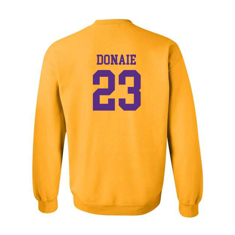 LSU - NCAA Women's Volleyball : Sanaa Donaie - Classic Shersey Crewneck Sweatshirt-1