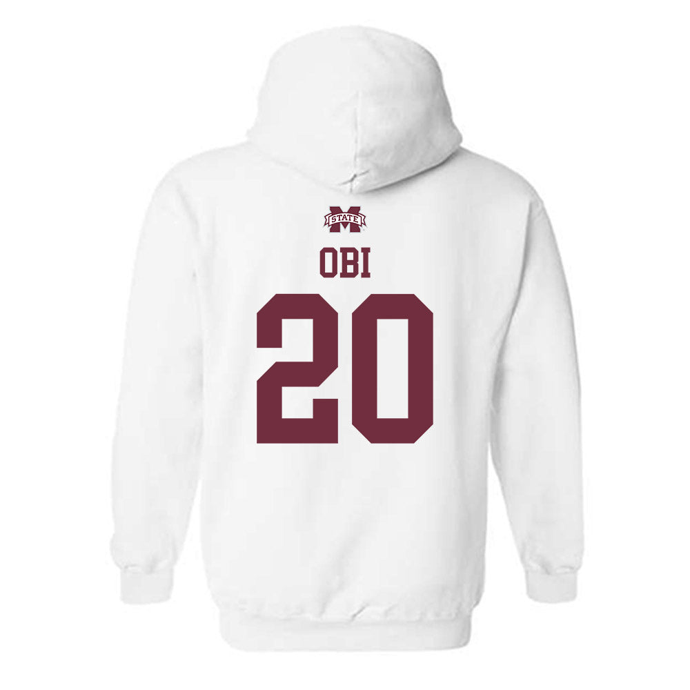 Mississippi State - NCAA Women's Volleyball : Noella Obi - Replica Shersey Hooded Sweatshirt-1
