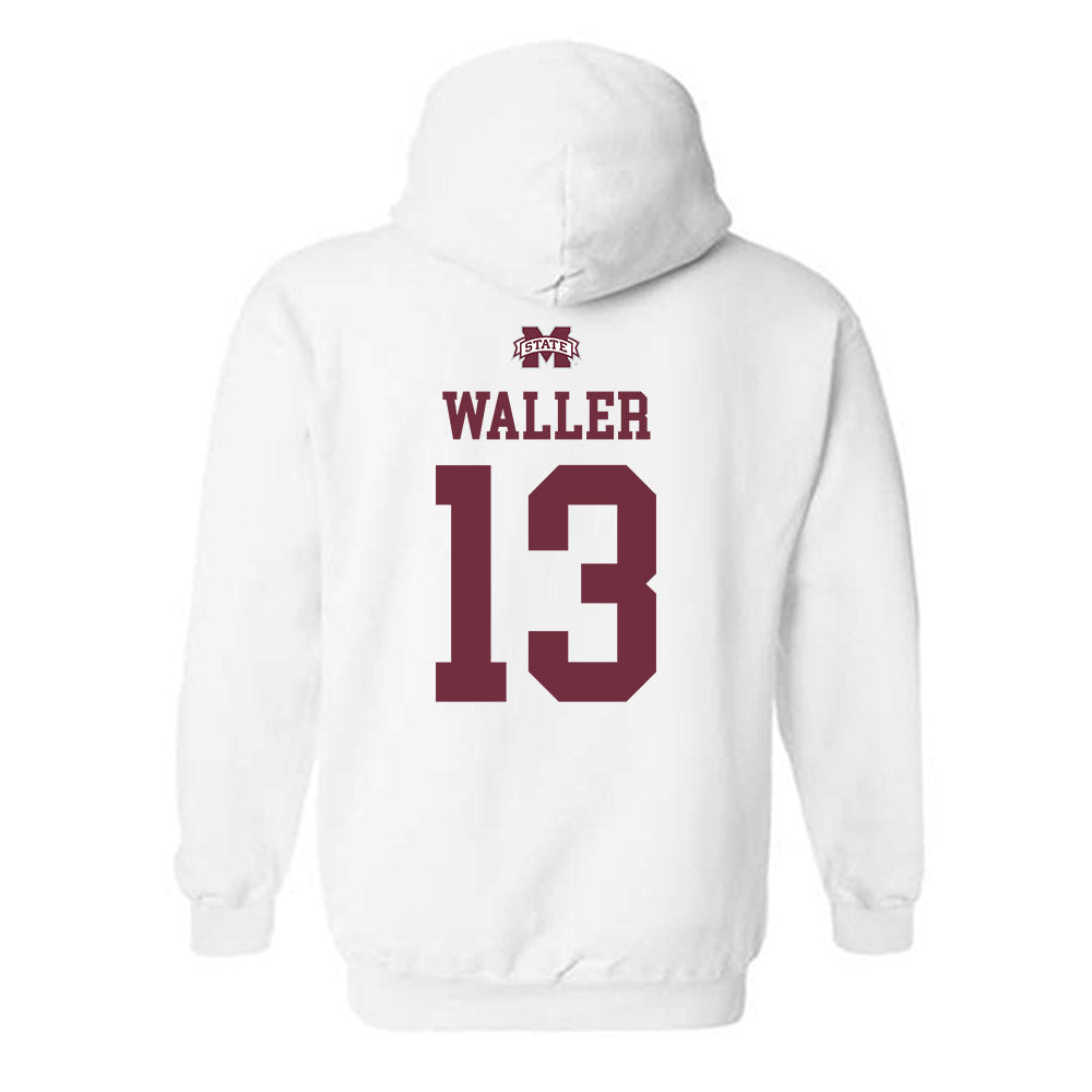 Mississippi State - NCAA Women's Volleyball : Sydnie Waller - Replica Shersey Hooded Sweatshirt-1