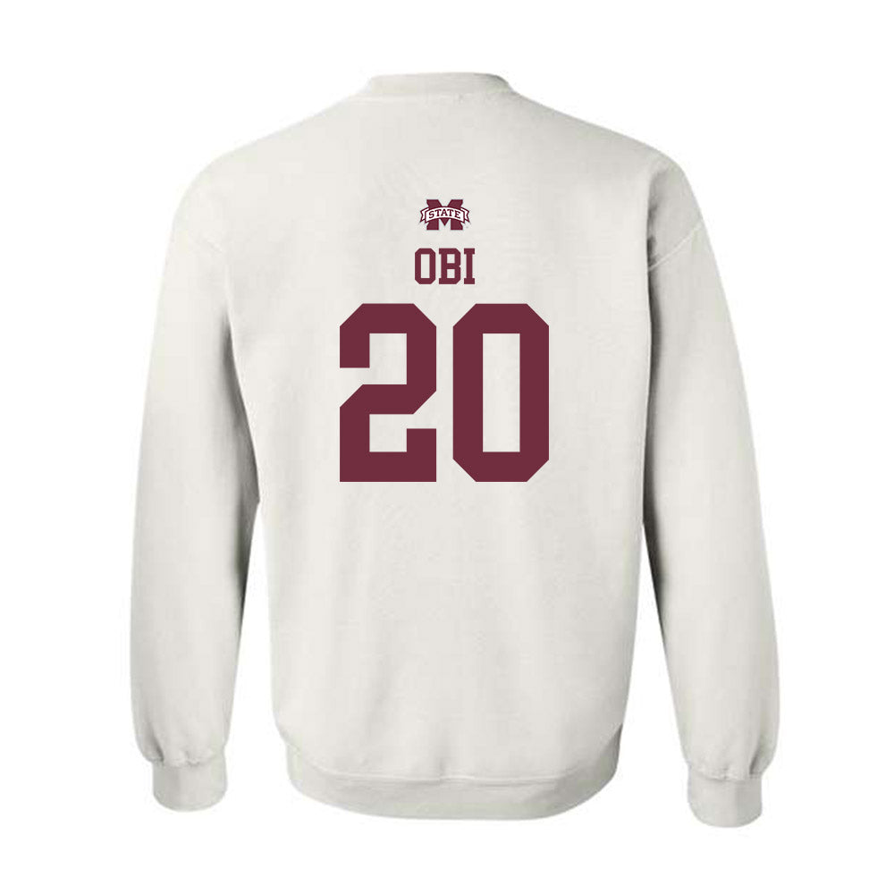 Mississippi State - NCAA Women's Volleyball : Noella Obi - Replica Shersey Crewneck Sweatshirt-1