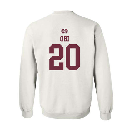 Mississippi State - NCAA Women's Volleyball : Noella Obi - Replica Shersey Crewneck Sweatshirt-1