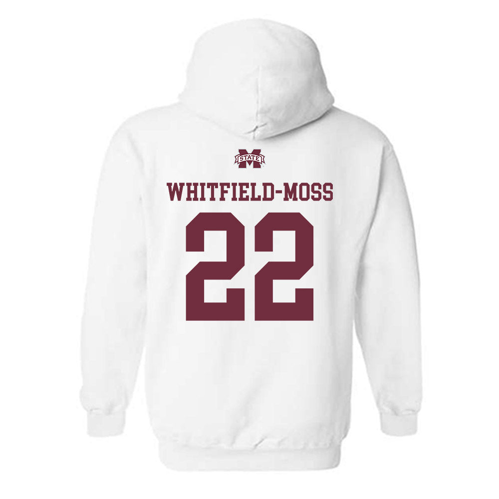 Mississippi State - NCAA Women's Volleyball : Gha’Naye Whitfield-Moss - Replica Shersey Hooded Sweatshirt-1