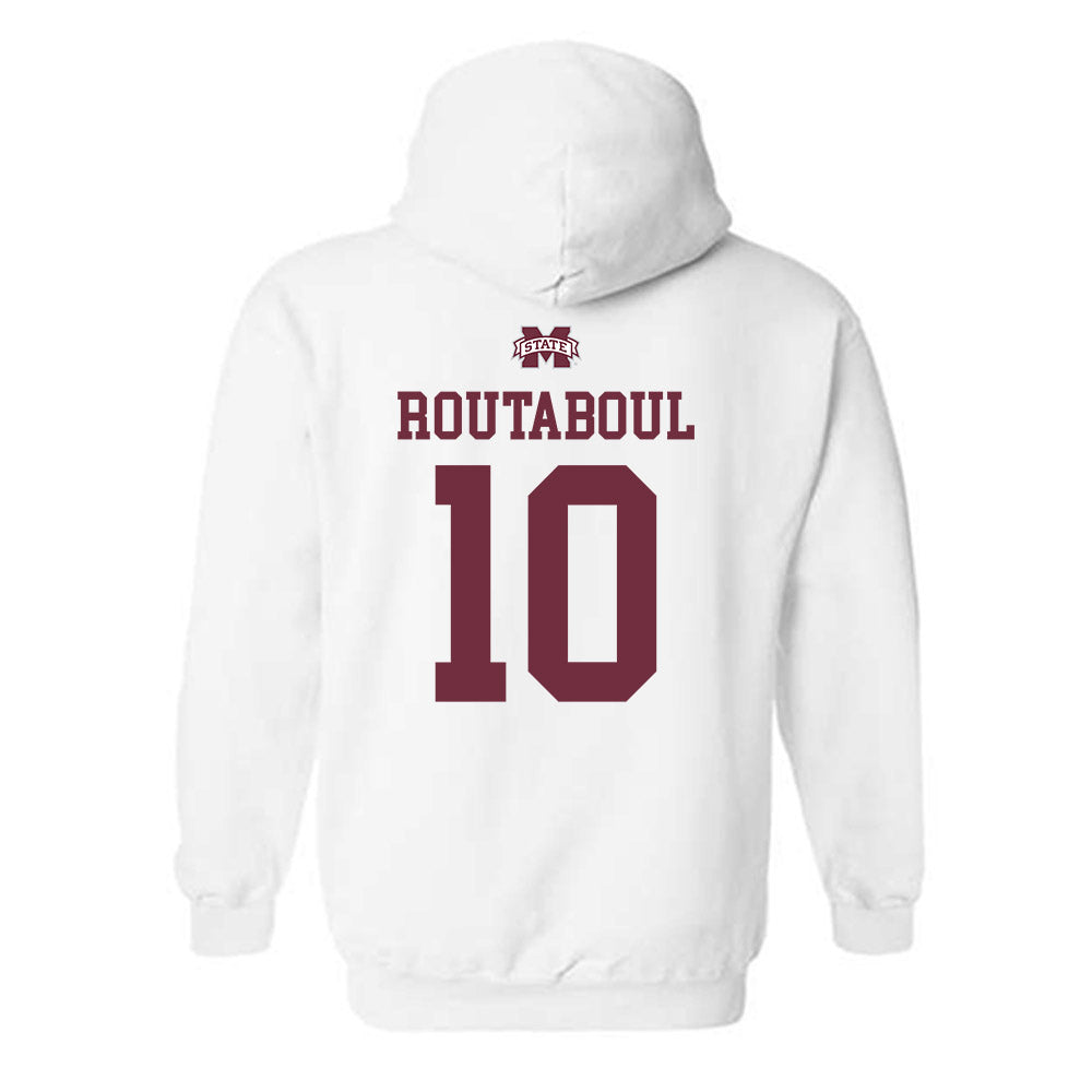 Mississippi State - NCAA Women's Volleyball : Paloma Routaboul - Replica Shersey Hooded Sweatshirt-1