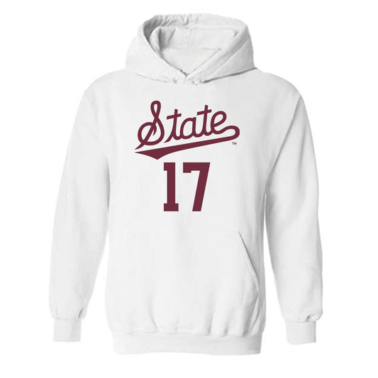 Mississippi State - NCAA Women's Volleyball : Kyla Scharfman - Replica Shersey Hooded Sweatshirt-0