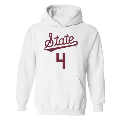 Mississippi State - NCAA Women's Volleyball : mckenna yates - Replica Shersey Hooded Sweatshirt-0