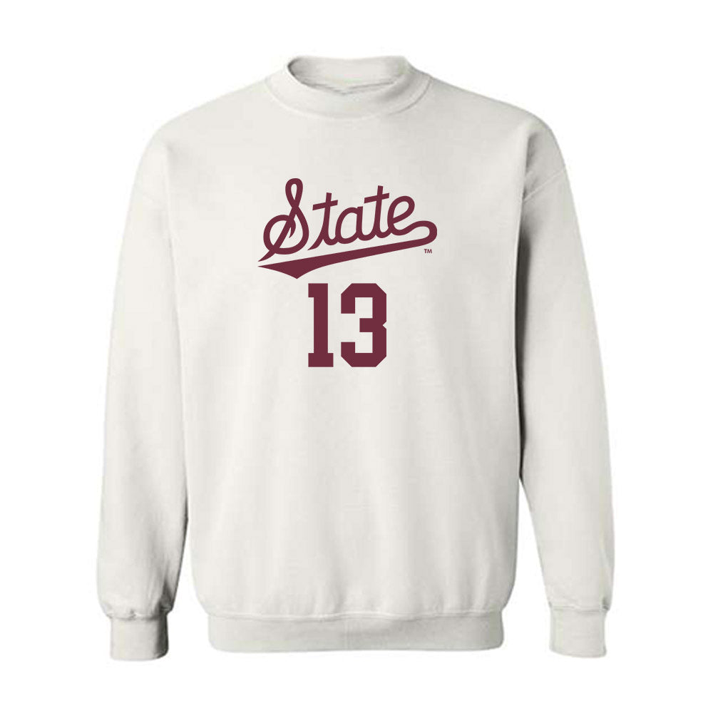 Mississippi State - NCAA Women's Volleyball : Sydnie Waller - Replica Shersey Crewneck Sweatshirt-0