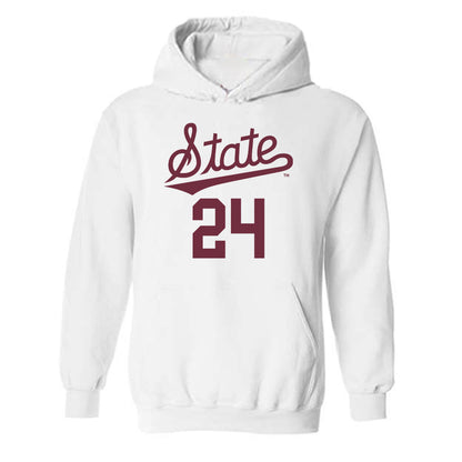 Mississippi State - NCAA Women's Volleyball : Cayley Hanson - Replica Shersey Hooded Sweatshirt-0