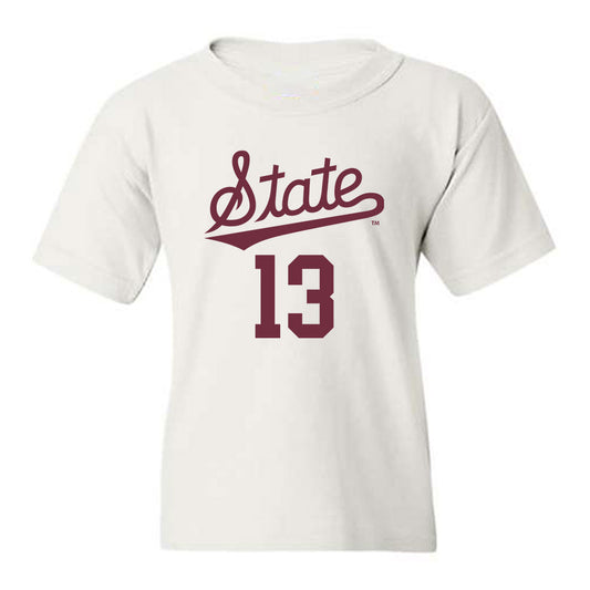 Mississippi State - NCAA Women's Volleyball : Sydnie Waller - Replica Shersey Youth T-Shirt-0