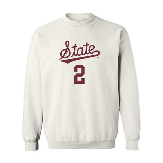 Mississippi State - NCAA Women's Volleyball : Adriana Jeanpierre - Replica Shersey Crewneck Sweatshirt-0
