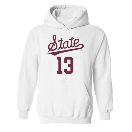 Mississippi State - NCAA Women's Volleyball : Sydnie Waller - Replica Shersey Hooded Sweatshirt-0