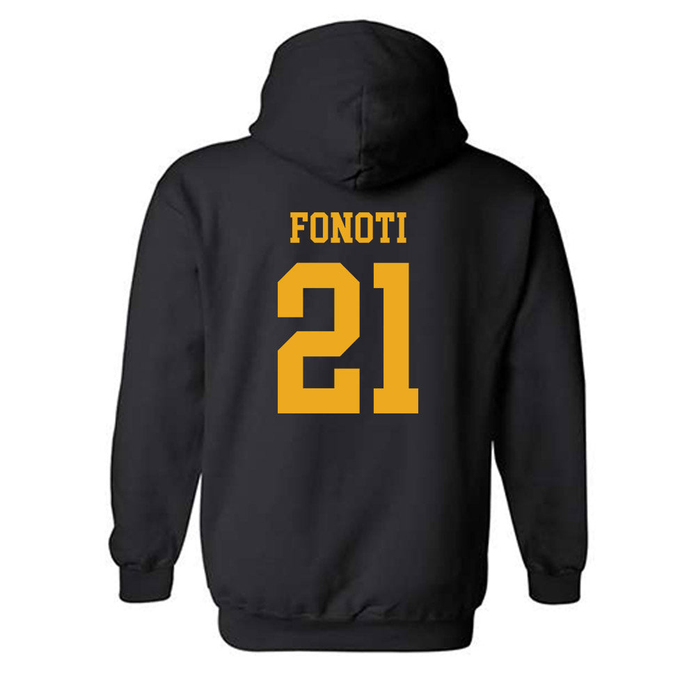 Missouri - NCAA Football : Malae Fonoti - Classic Shersey Hooded Sweatshirt-1