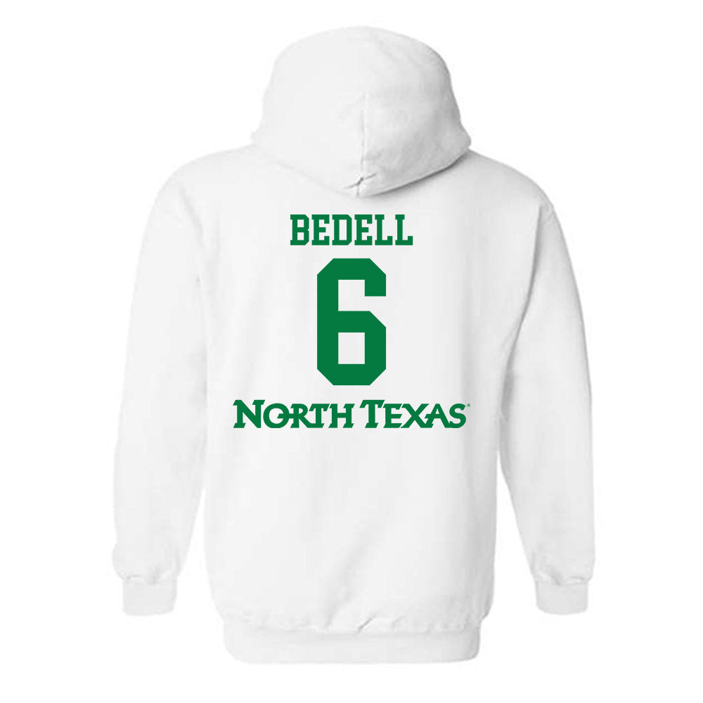 North Texas - NCAA Women's Volleyball : Reagan Bedell - Replica Shersey Hooded Sweatshirt-1