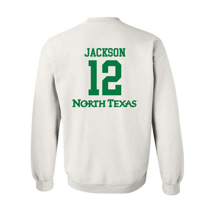 North Texas - NCAA Women's Volleyball : Jahniya Jackson - Replica Shersey Crewneck Sweatshirt-1