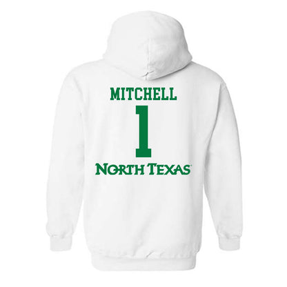 North Texas - NCAA Women's Volleyball : Dakota Mitchell - Replica Shersey Hooded Sweatshirt-1