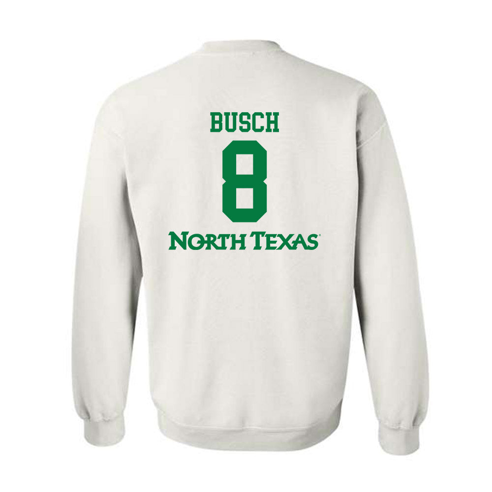 North Texas - NCAA Women's Volleyball : Tatum Busch - Replica Shersey Crewneck Sweatshirt-1