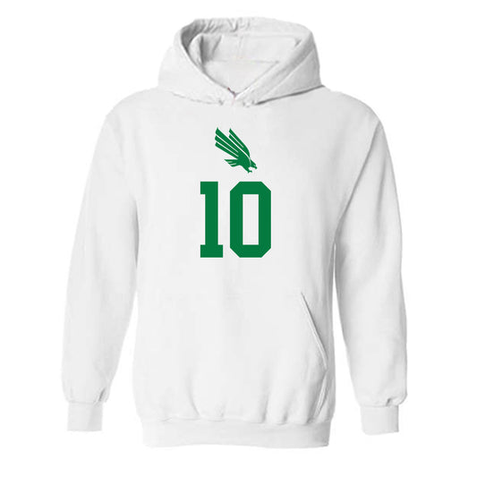 North Texas - NCAA Women's Volleyball : Madi Smith - Replica Shersey Hooded Sweatshirt-0