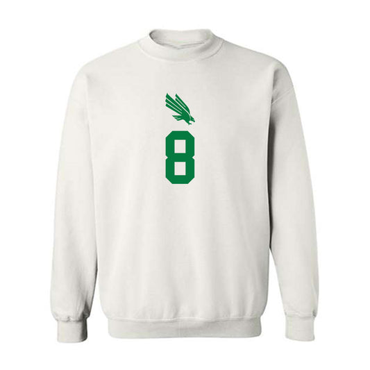 North Texas - NCAA Women's Volleyball : Tatum Busch - Replica Shersey Crewneck Sweatshirt-0