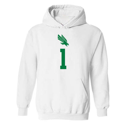 North Texas - NCAA Women's Volleyball : Dakota Mitchell - Replica Shersey Hooded Sweatshirt-0