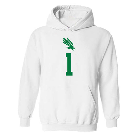 North Texas - NCAA Women's Volleyball : Dakota Mitchell - Replica Shersey Hooded Sweatshirt-0
