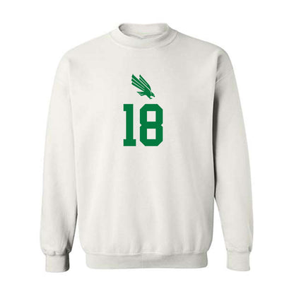 North Texas - NCAA Women's Volleyball : Paige Hawkinson - Replica Shersey Crewneck Sweatshirt-0
