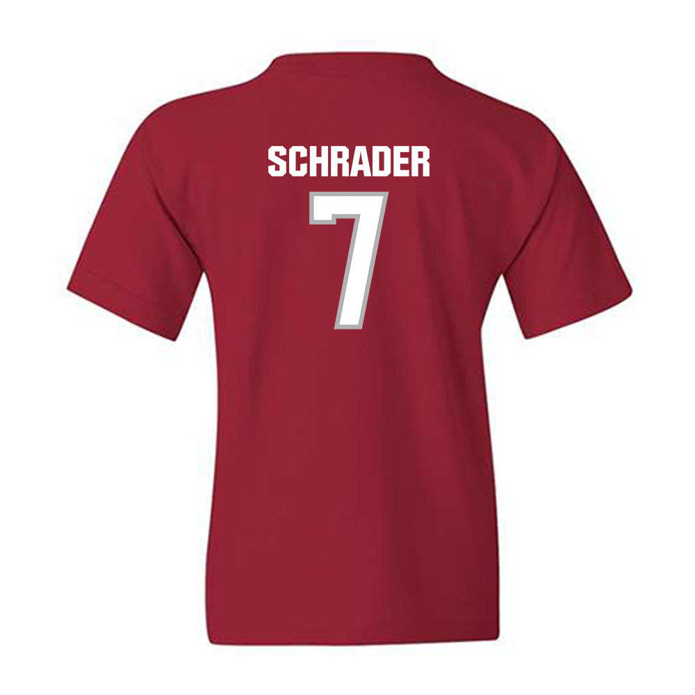 Troy - NCAA Baseball : Gavin Schrader - Classic Shersey Youth T-Shirt-1