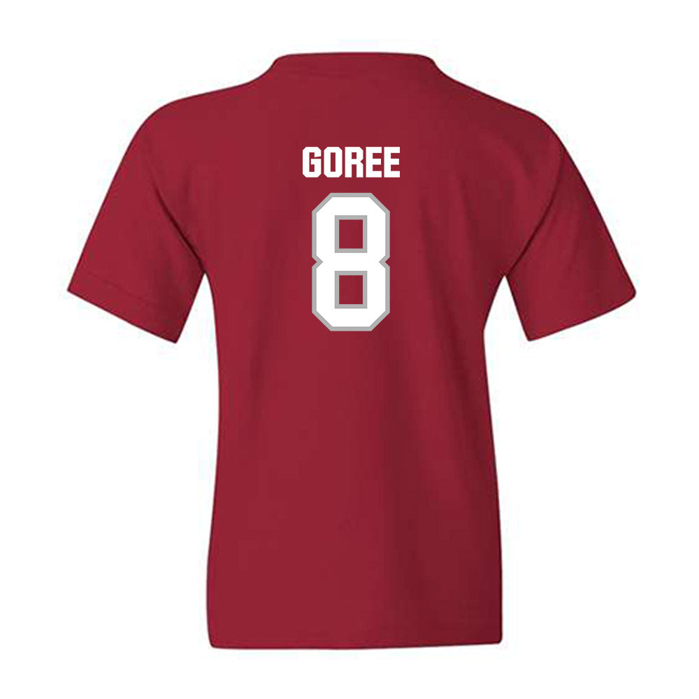 Troy - NCAA Football : Marcus Goree - Classic Shersey Youth T-Shirt-1