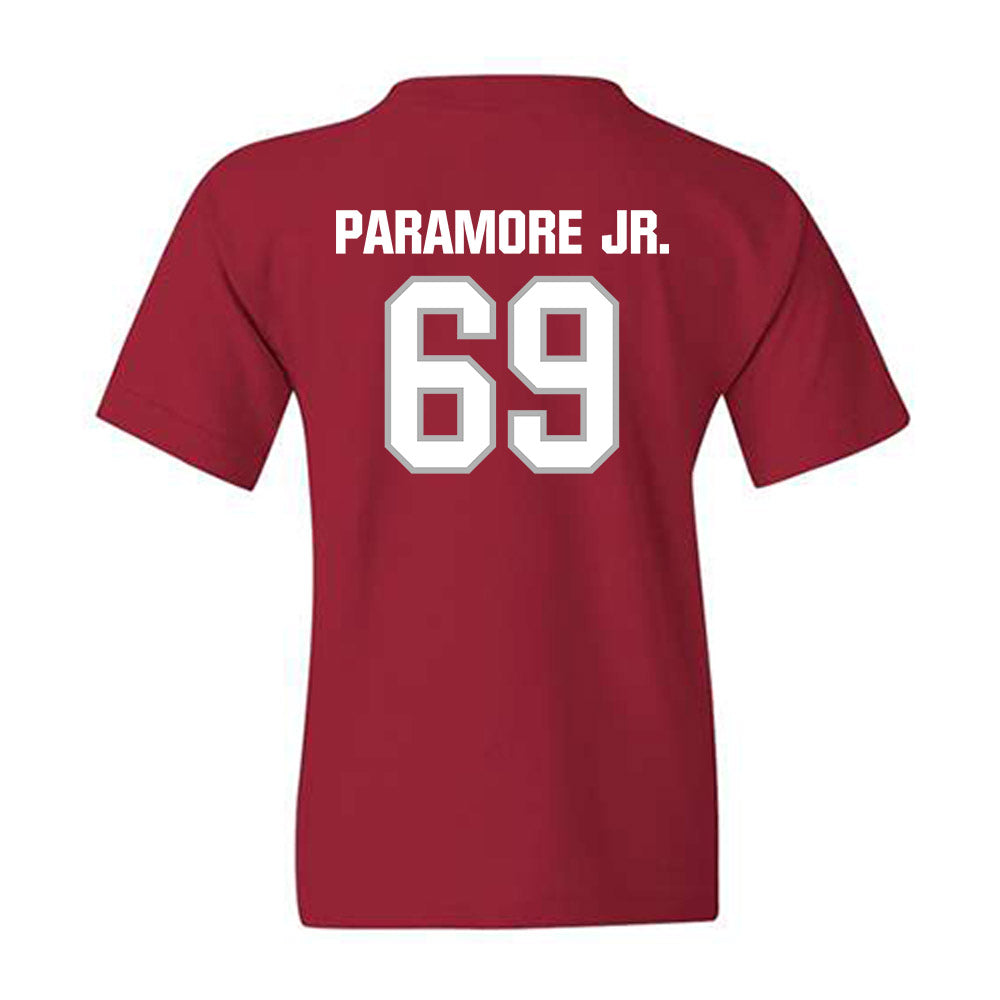 Troy - NCAA Football : Jermaine Paramore Jr. - Classic Shersey Youth T-Shirt-1