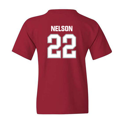 Troy - NCAA Baseball : Drew Nelson - Classic Shersey Youth T-Shirt-1