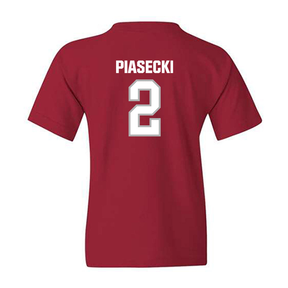 Troy - NCAA Baseball : Aaron Piasecki - Classic Shersey Youth T-Shirt-1