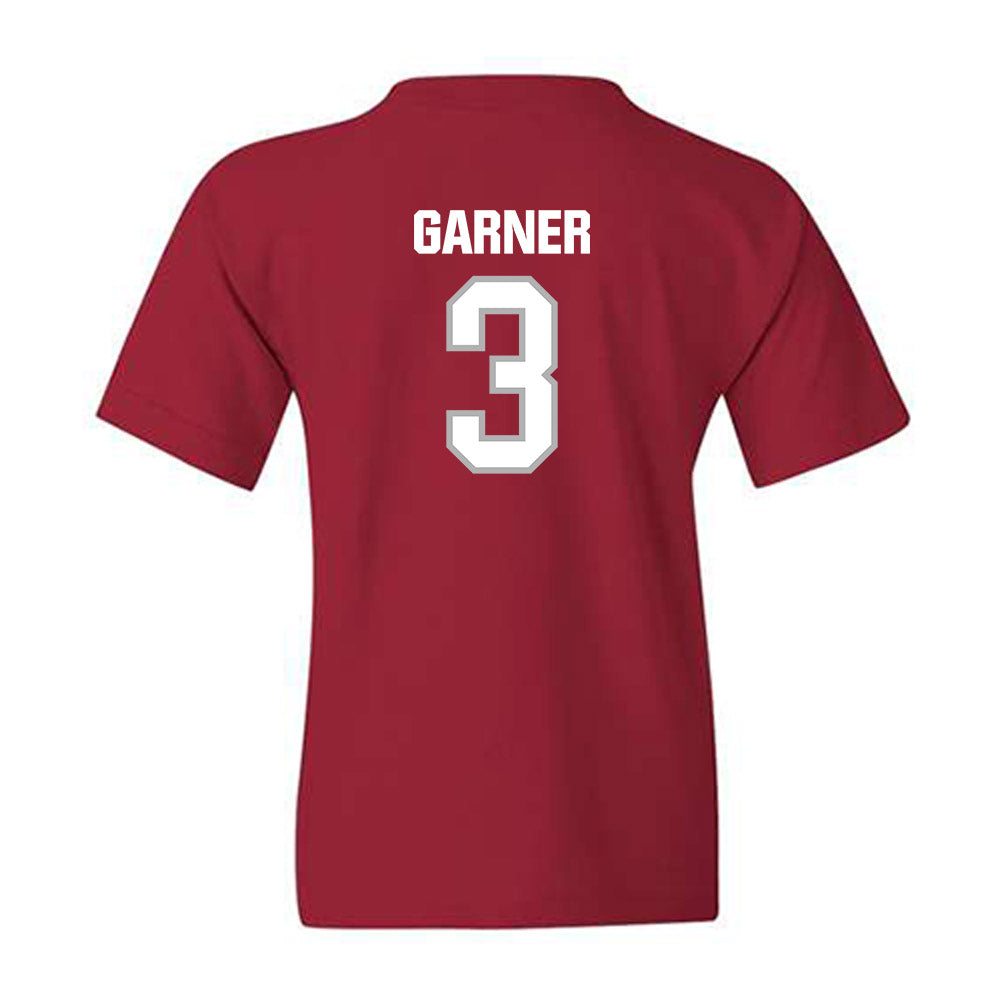 Troy - NCAA Baseball : Cole Garner - Classic Shersey Youth T-Shirt-1