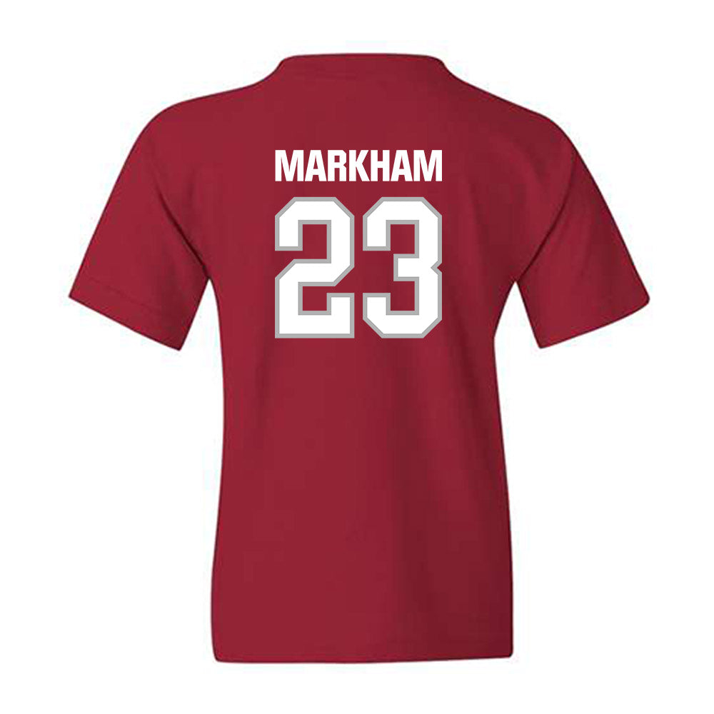Troy - NCAA Baseball : Houston Markham - Classic Shersey Youth T-Shirt-1