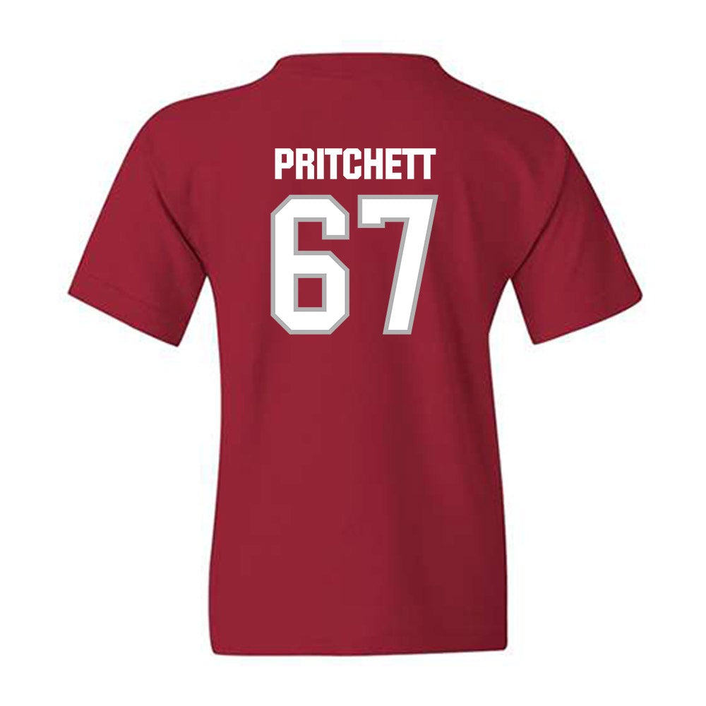 Troy - NCAA Football : Trinton Pritchett - Classic Shersey Youth T-Shirt-1