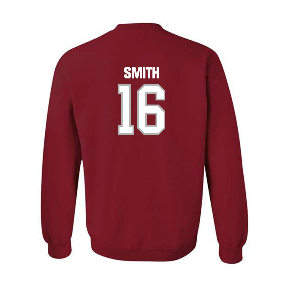 Troy - NCAA Baseball : Hayden Smith - Classic Shersey Crewneck Sweatshirt-1