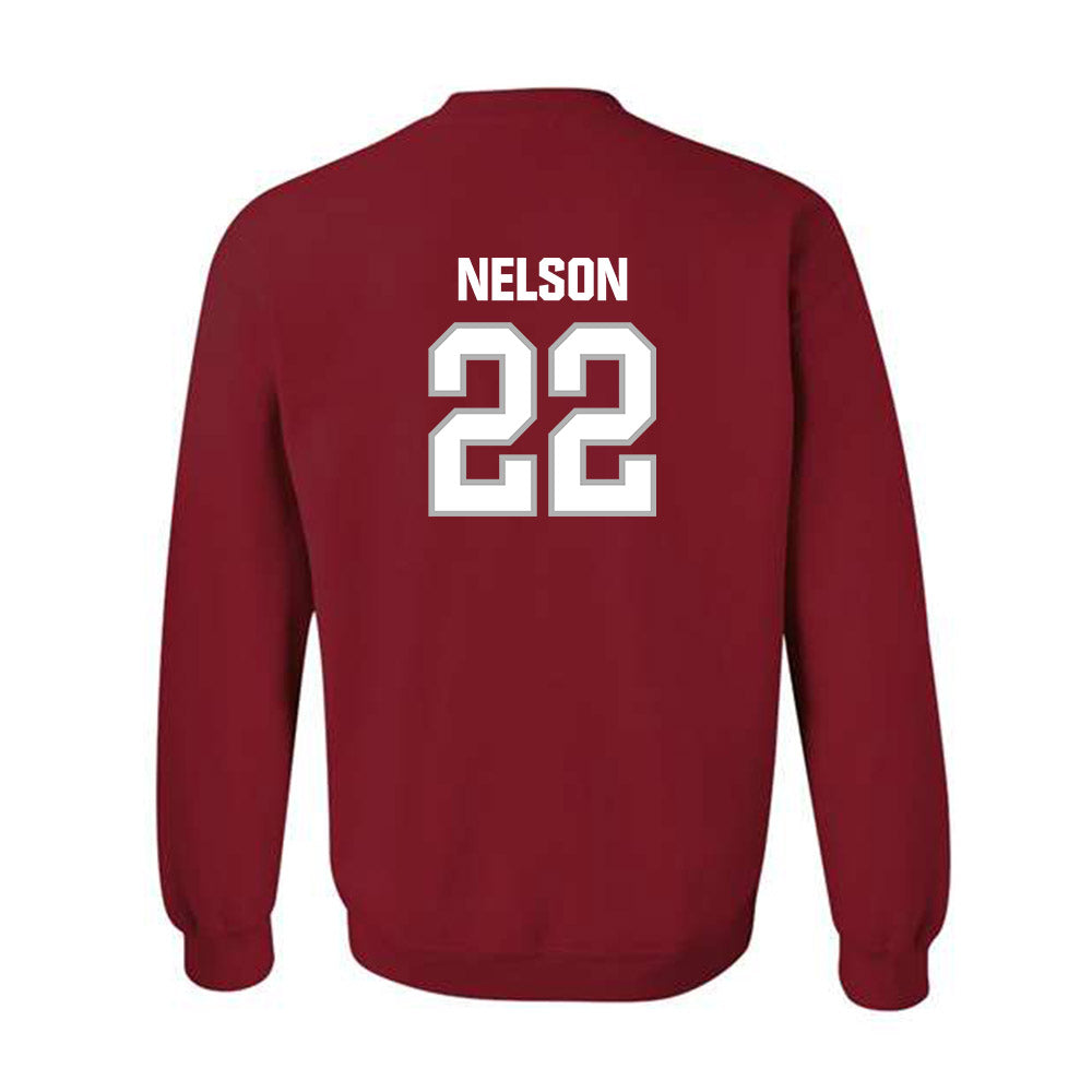 Troy - NCAA Baseball : Drew Nelson - Classic Shersey Crewneck Sweatshirt-1