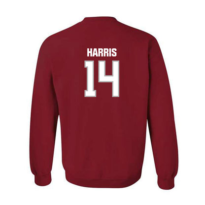 Troy - NCAA Football : Marquis Harris - Classic Shersey Crewneck Sweatshirt-1