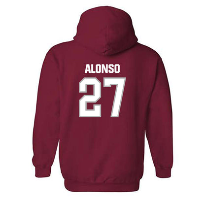 Troy - NCAA Baseball : Dylan Alonso - Classic Shersey Hooded Sweatshirt-1