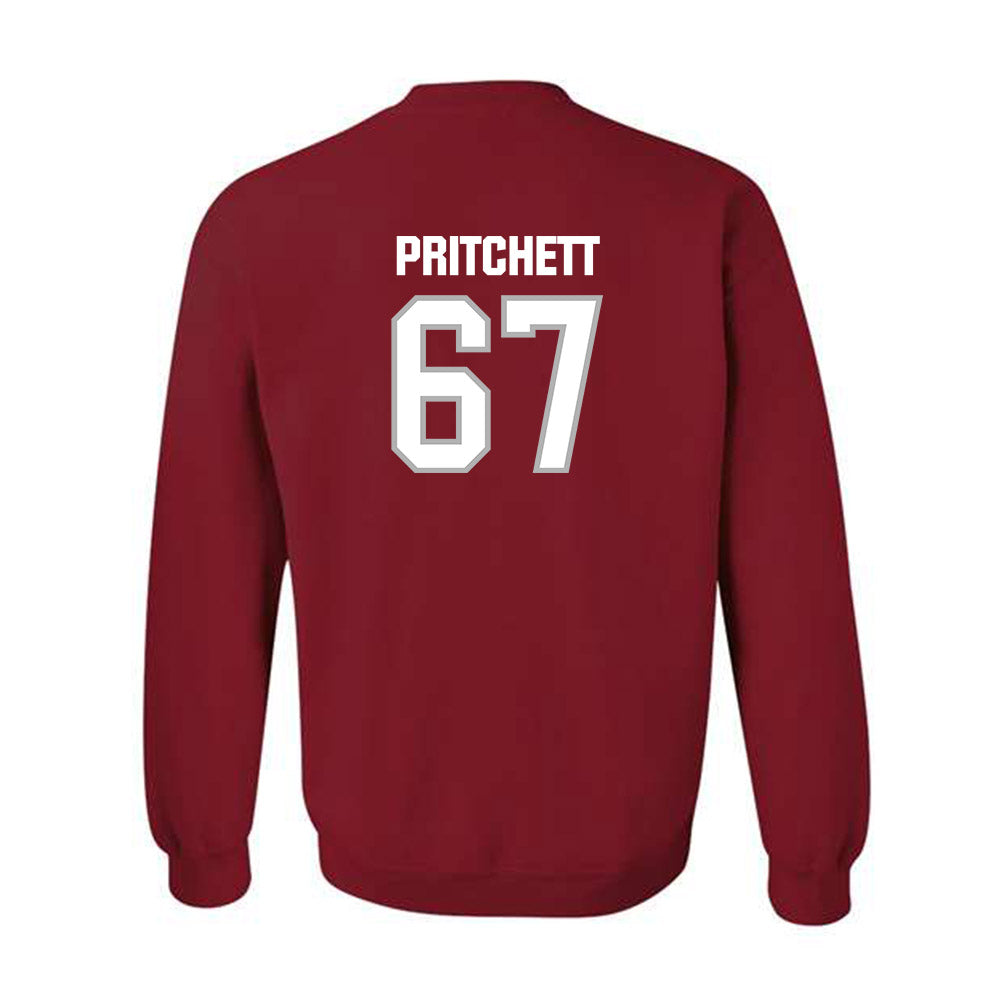 Troy - NCAA Football : Trinton Pritchett - Classic Shersey Crewneck Sweatshirt-1