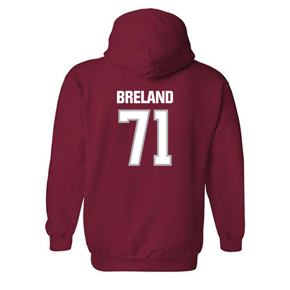 Troy - NCAA Football : Antwone Breland - Classic Shersey Hooded Sweatshirt-1